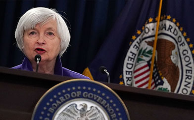 Federal Reserve Chair Janet Yellen speaks during a news conference December 13, 2017 in Washington, DC.