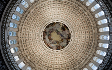 U.S. Capitol dome interior