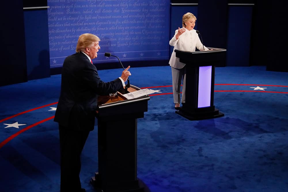 Final Presidential Debate Between Hillary Clinton And Donald Trump Held In Las Vegas