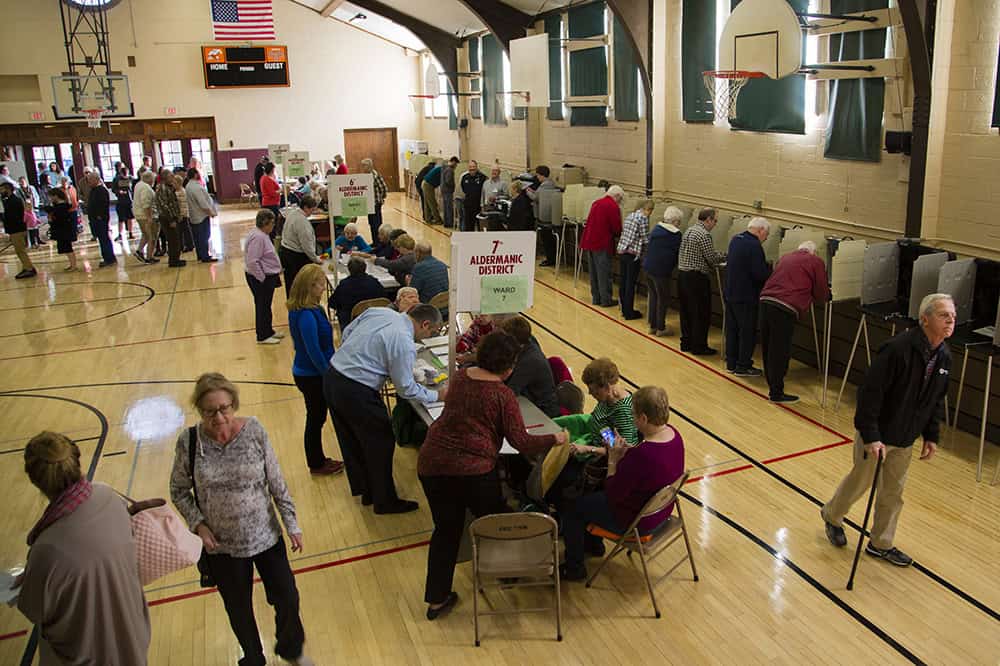 Voters go to the polls