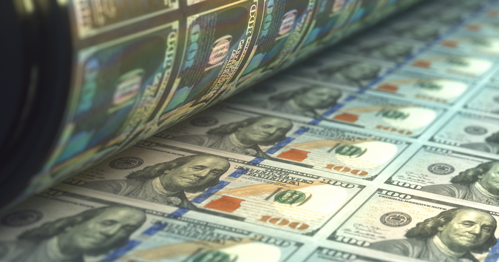 Dollars printing
