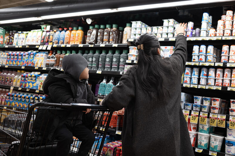 Woman shopping