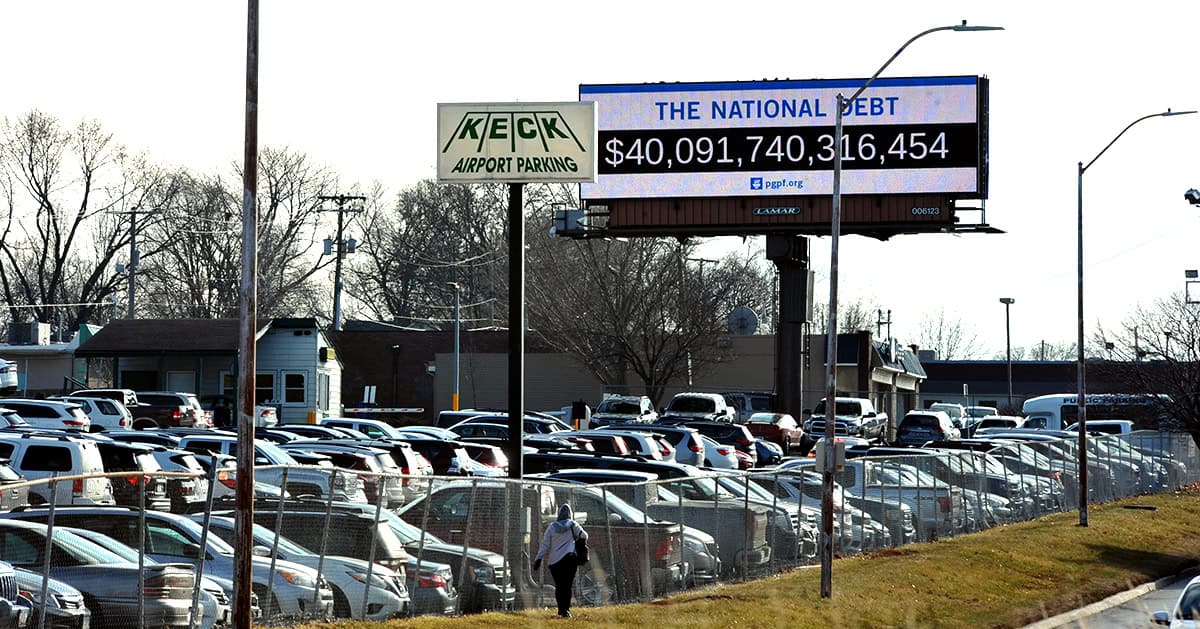 Des Moines National Debt Clock